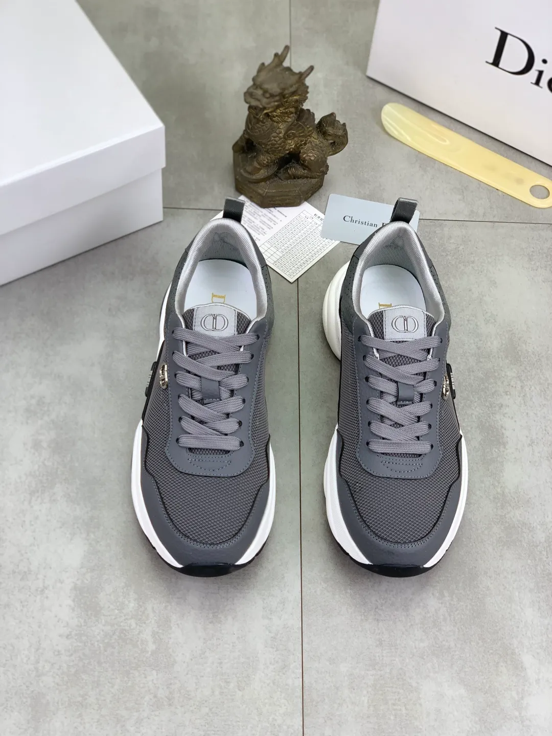 Men's Men's Shoes💰P460💰[New Style]🆘[Dior] 2025 Dior Original Lace-up Low-top Men's Shoes Classic casual shoes 🔥This model is the official classic model with high quality and made by famous original designers. It is made of high-quality cowhide with original materials➕comfortable and breathable mesh lining➕pigskin insole. The perfect last shape and generous and fashionable design have attracted many consumers and are suitable for drivers to drive🚗. What you want is the highest quality in the market. Color: 4️⃣Color Code number: 38--44 (45 46 customized)